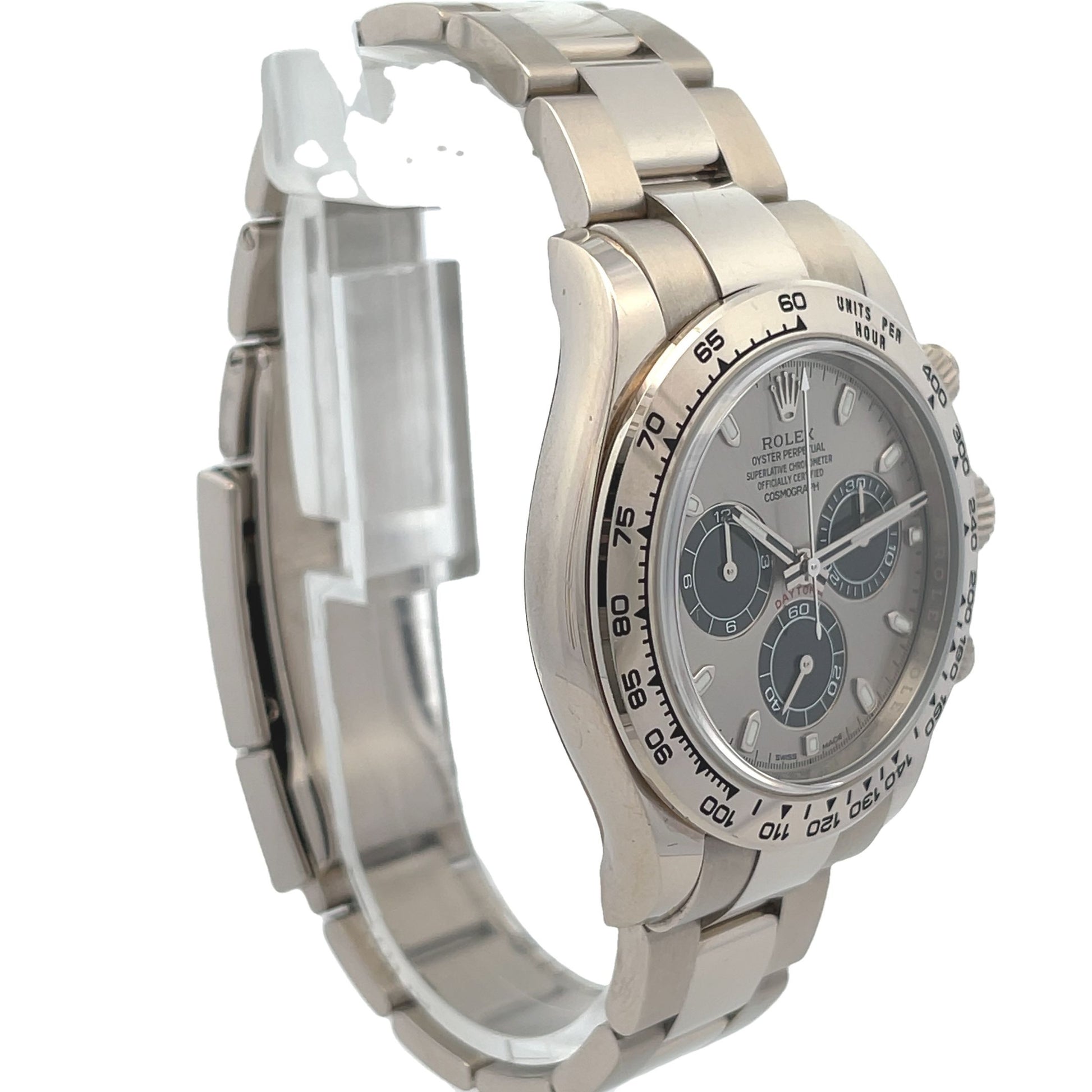Rolex Daytona White Gold Silver Dial 116509  - Beverly Hills Watch Company