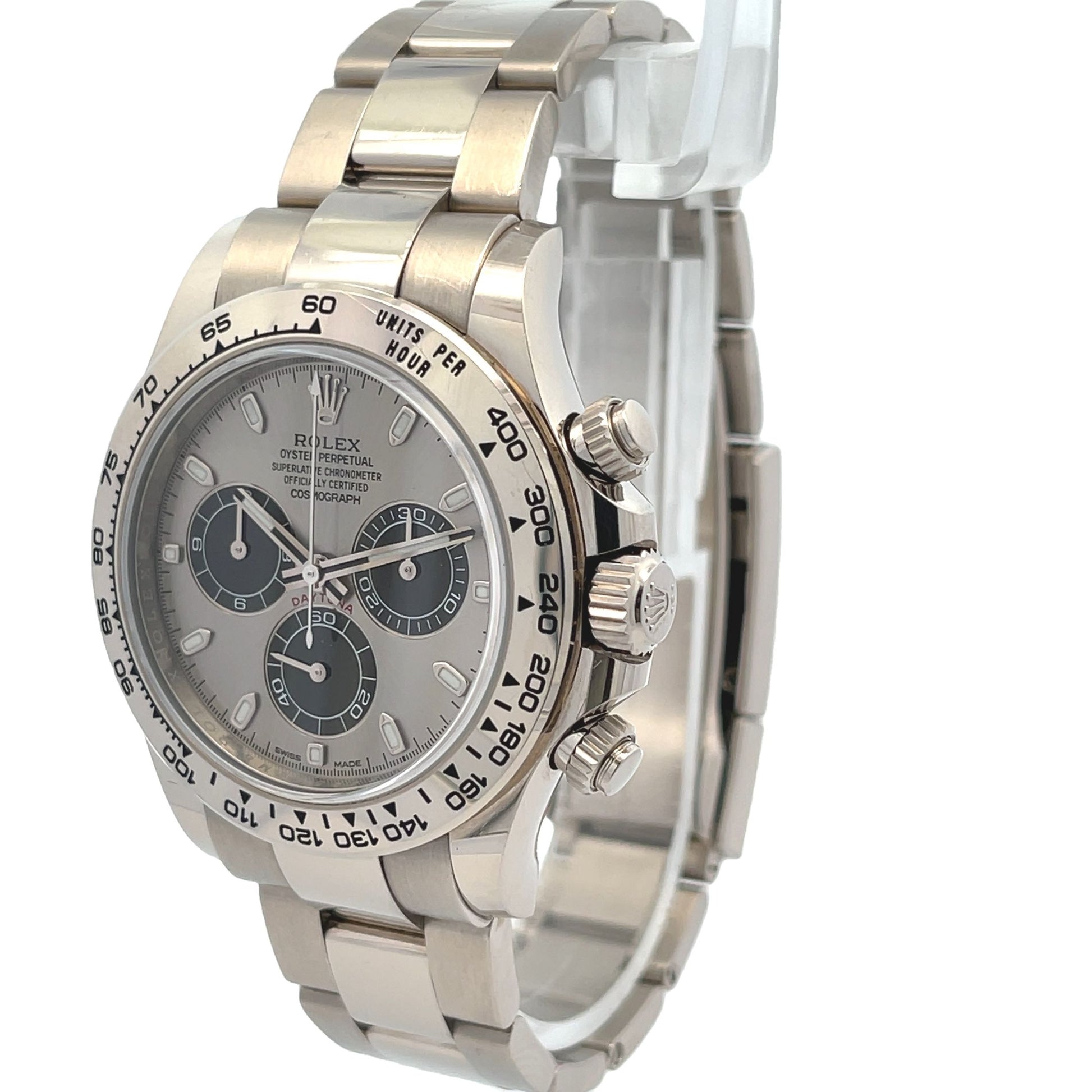 Rolex Daytona White Gold Silver Dial 116509  - Beverly Hills Watch Company