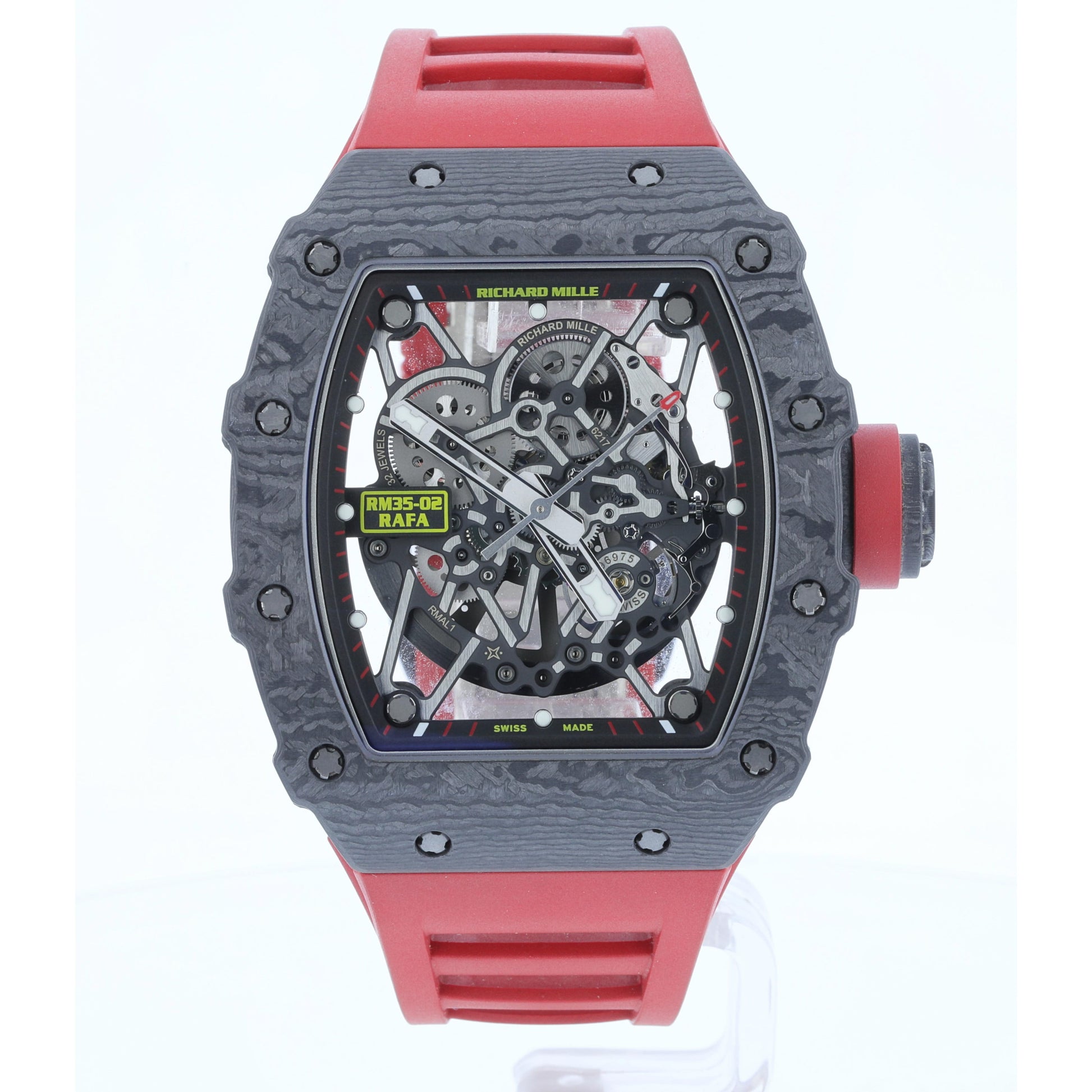 Richard Mille Rafael Nadal Black Carbon Watch RM 035-02 RAFA Q2XNFZ - Beverly Hills Watch Company