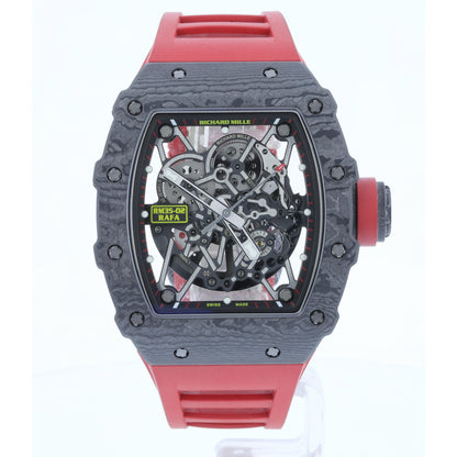Richard Mille Rafael Nadal Black Carbon Watch RM 035-02 RAFA Q2XNFZ - Beverly Hills Watch Company