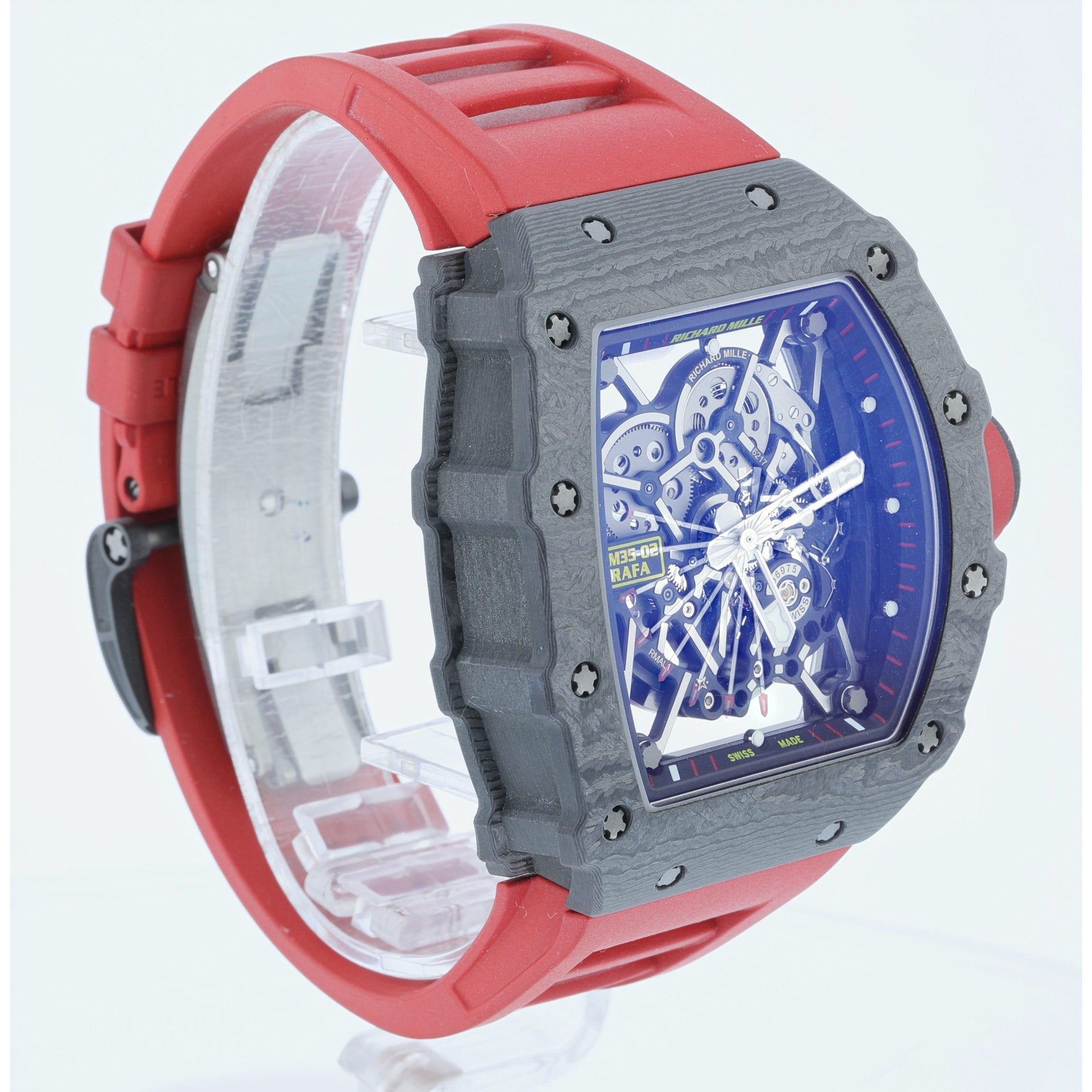 Richard Mille Rafael Nadal Black Carbon Watch RM 035-02 RAFA Q2XNFZ - Beverly Hills Watch Company