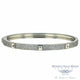 Naira & C  Poosh Bangle Bracelet White Gold and Diamonds D116W4 - Beverly Hills Watch Company