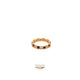 Naira & C Diamond and Sapphire Rose Gold Stackable Ring 1ZHNWX - Beverly Hills Watch and Jewelry Company
