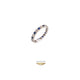 Naira & C Diamond and Sapphire White Gold Stackable Ring UVP9XX