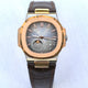 Patek Philippe Nautilus Rose Gold and Stainless Power Reserve Moon Dial 5712GR-001 - Beverly Hills Watch Company