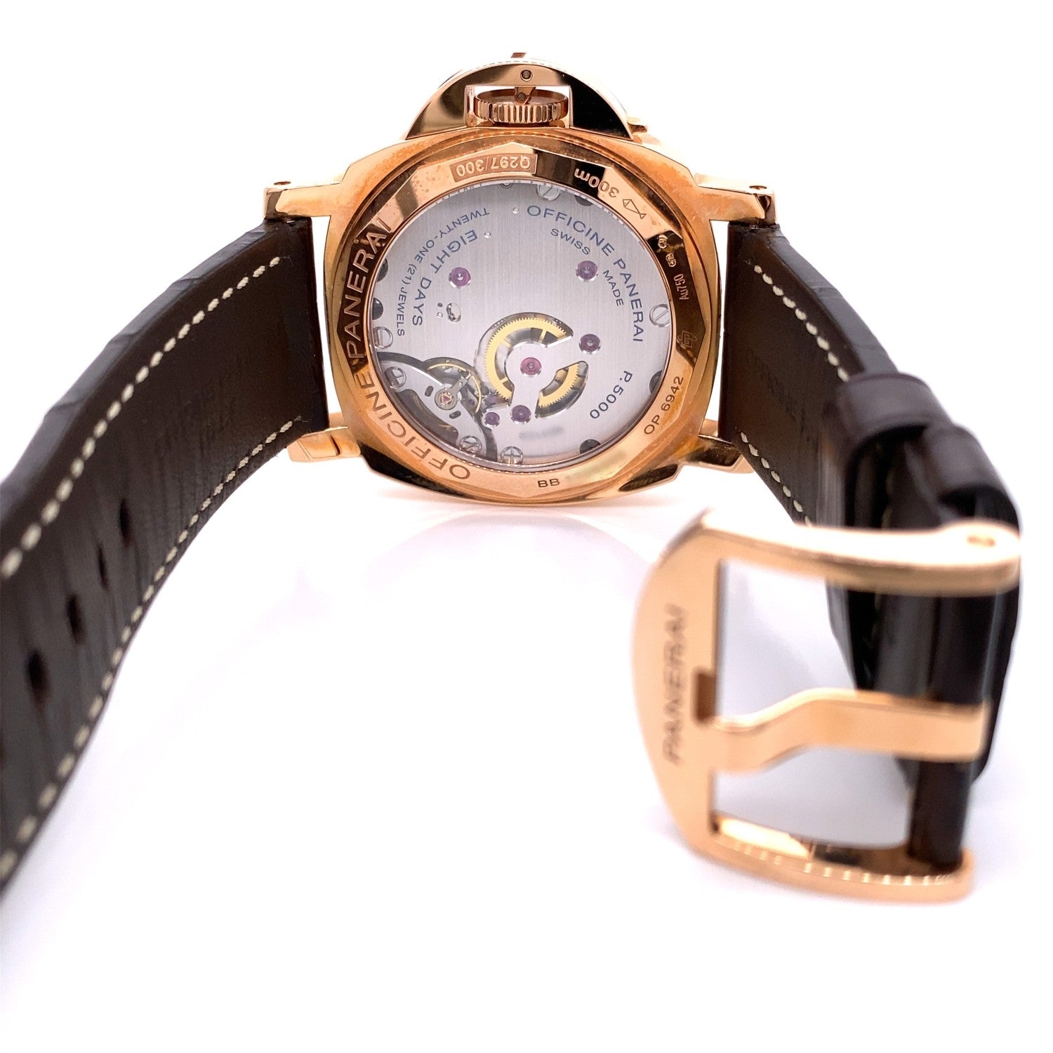 Panerai Luminor Marina 44mm 8 Day Oro Rosso PAM00511 NEJHV3