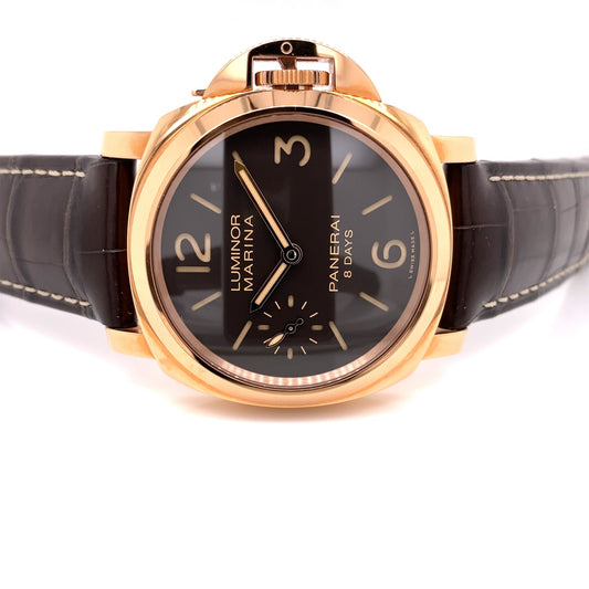 Panerai Luminor Marina 44mm 8 Day Oro Rosso PAM00511 NEJHV3