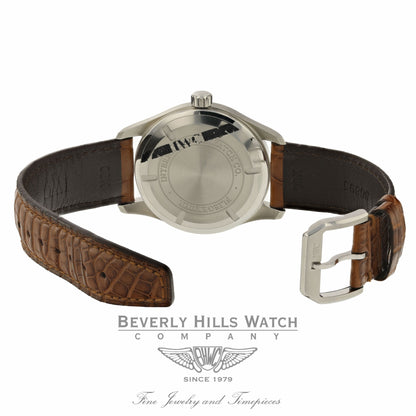 IWC Spitfire Mark XVI 39mm Silver Dial IW325502 T25XVP - Beverly Hills Watch Company