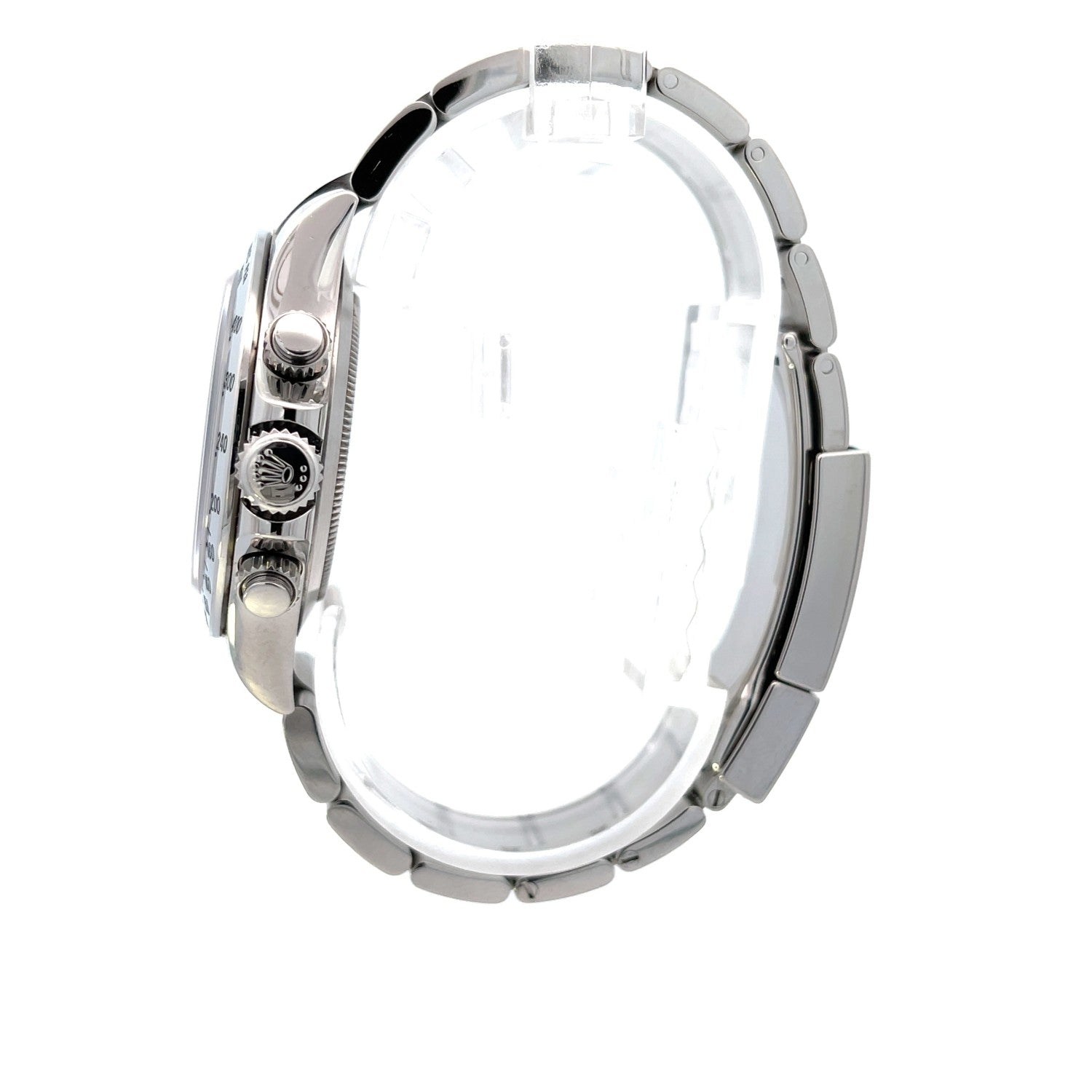 Rolex Daytona Stainless Steel Black Dial 116520 - Beverly Hills Watch Company