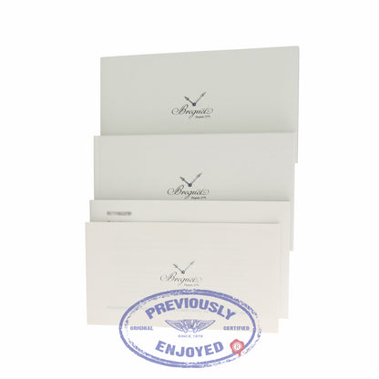 Breguet Marine Chronograph 18k Rose Gold Black Dial Rubber Strap 5827BR/Z2/5ZU