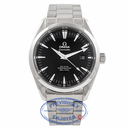 Omega Seamaster Aqua Terra Coaxial Stainless Steel Black Dial 2503500 GEFPQB - Beverly Hills Watch Company Watch Store