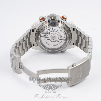 Omega Seamaster Planet Ocean Chronograph Black Dial Orange Bezel Caliber 9300 Dive Watch 232.30.46.51.01.002 Beverly Hills Watch Company Watch Store