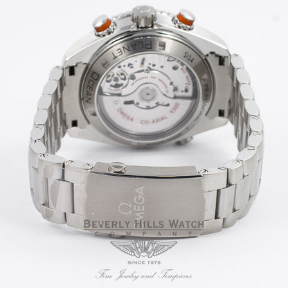 Omega Seamaster Planet Ocean Chronograph Black Dial Orange Bezel Caliber 9300 Dive Watch 232.30.46.51.01.002 Beverly Hills Watch Company Watch Store