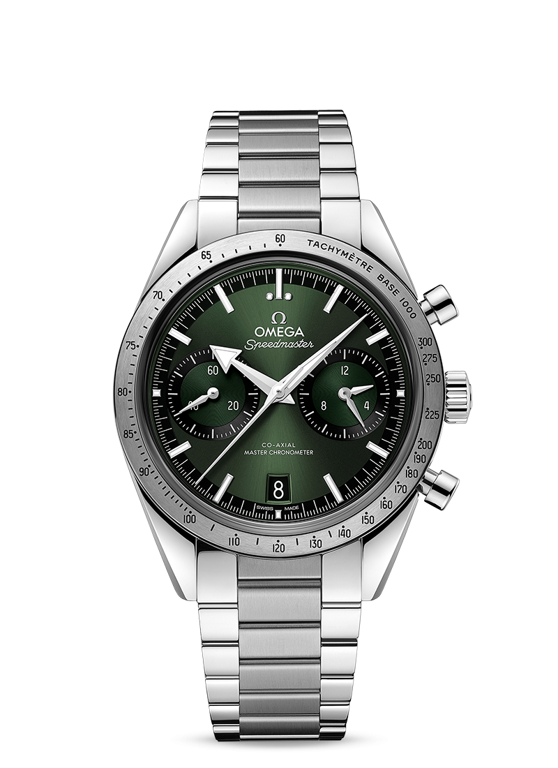 Omega Speedmaster '57 Green Dial 332.10.41.51.10.001 - Beverly Hills Watch Company