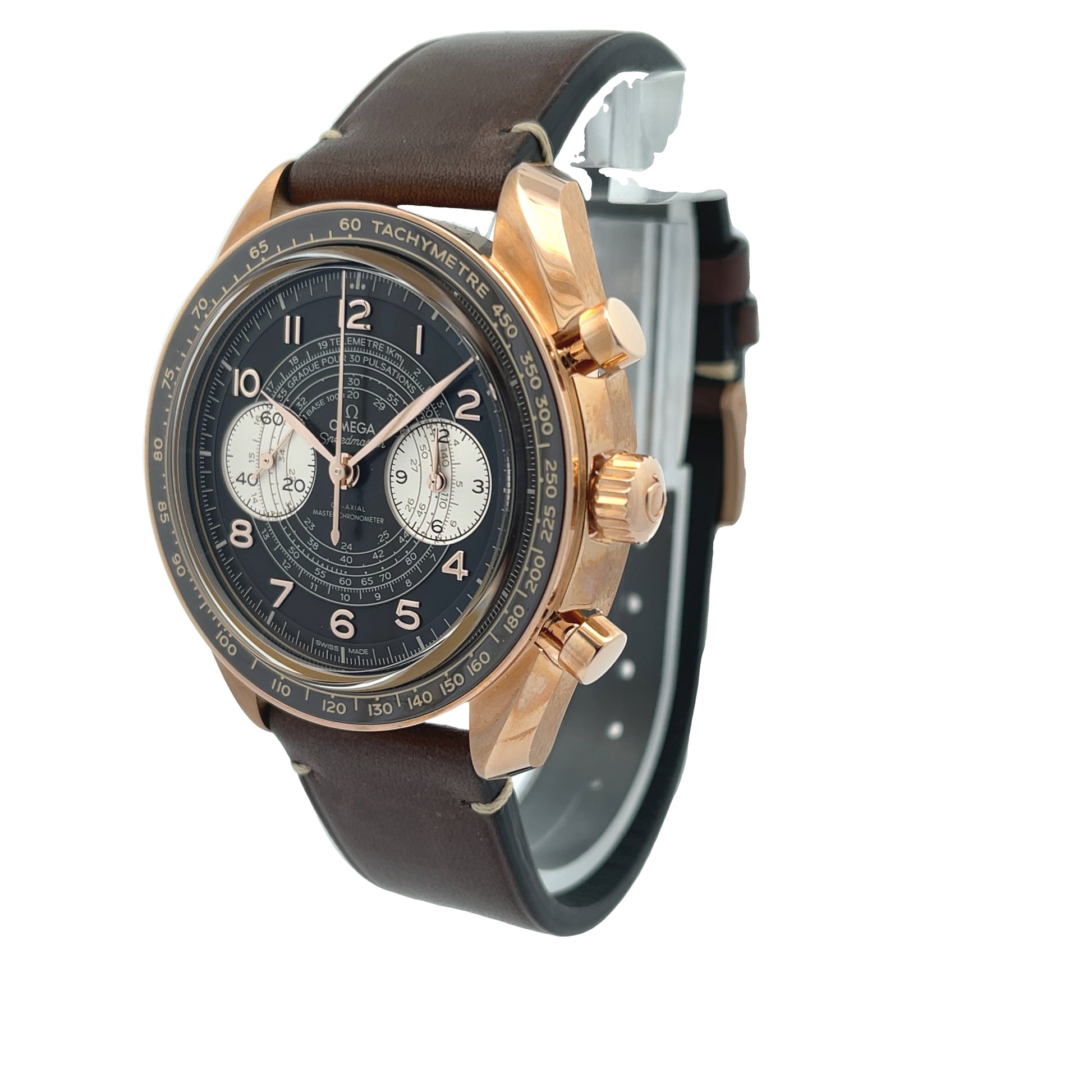 Omega Speedmaster Chronoscope 43mm Rose Gold Bronze 329.92.43.51.10.001 - Beverly Hills Watch Company