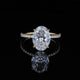 Naira & C Diamond Oval Ring 3.01ct N0PWA9 - Beverly Hills Watch Company
