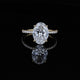 Naira & C Diamond Oval Ring 3.01ct N0PWA9 - Beverly Hills Watch Company