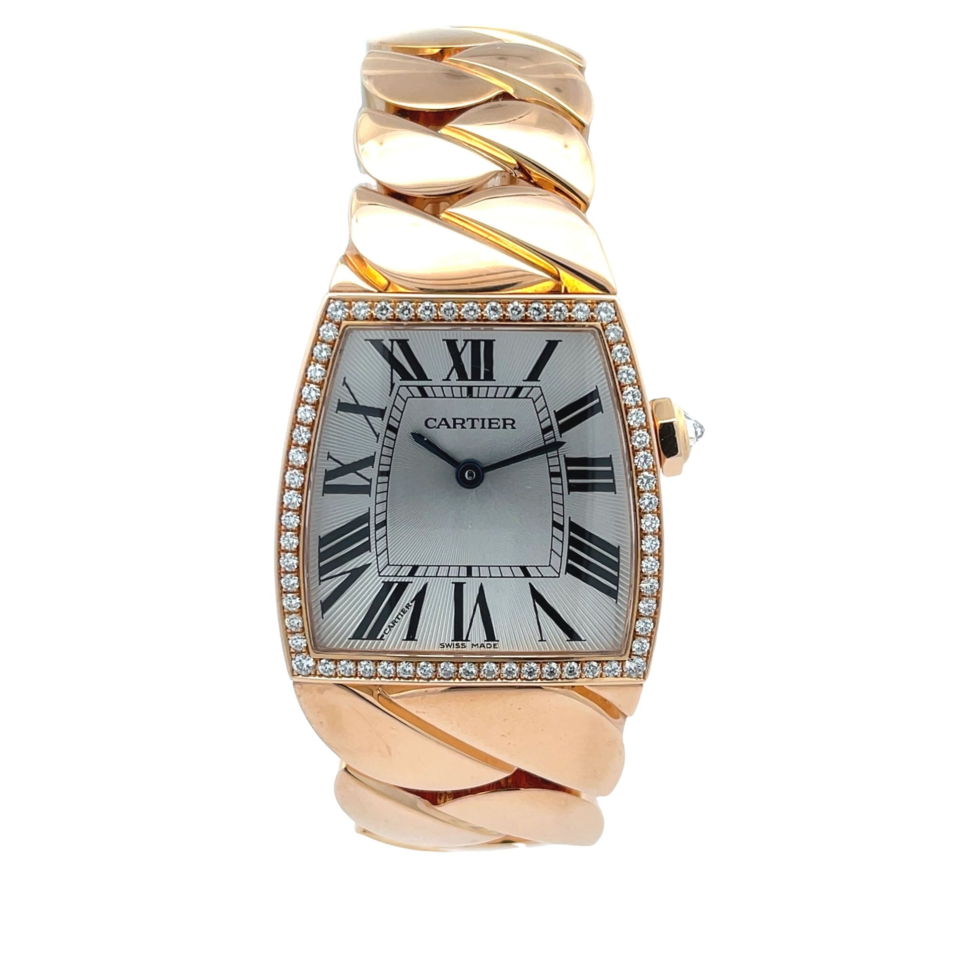 Cartier La Dona Rose Gold Diamond Bezel W640040I - Beverly Hills Watch Company