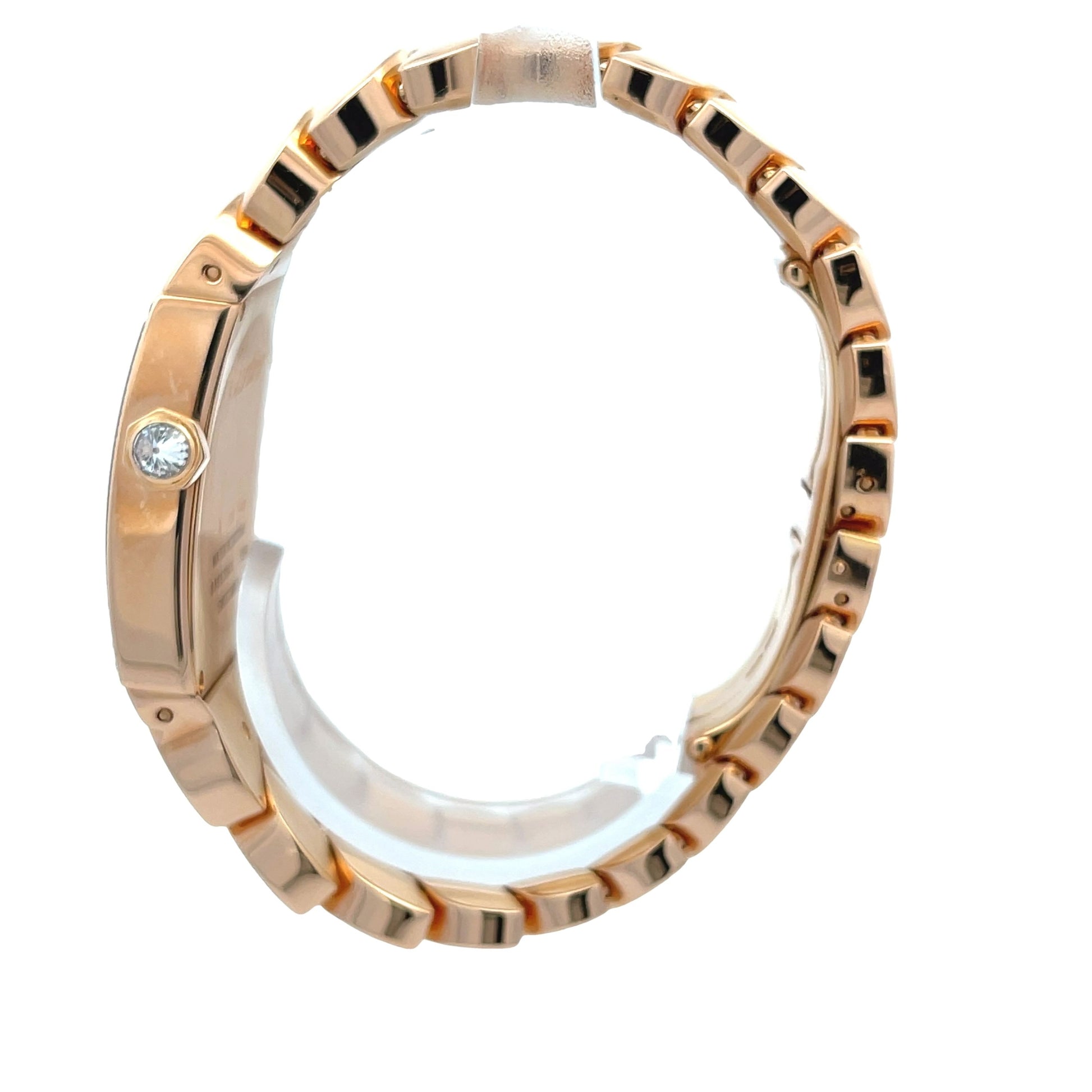 Cartier La Dona Rose Gold Diamond Bezel W640040I - Beverly Hills Watch Company