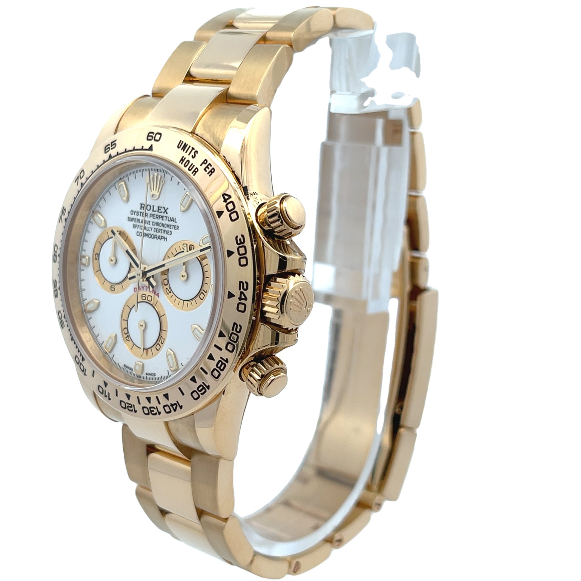 Rolex Daytona Yellow Gold White Dial 116508 - Beverly Hills Watch Company