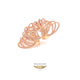 Naira & C Rose Gold and Brown Diamond Knuckle Ring P1LU0C - Beverly Hills Watch Company