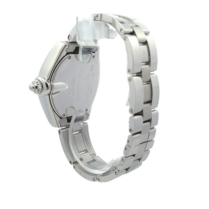 Cartier Roadster XL GMT Stainless Steel Silver Dial W62032X6 - Beverly Hills Watch Company