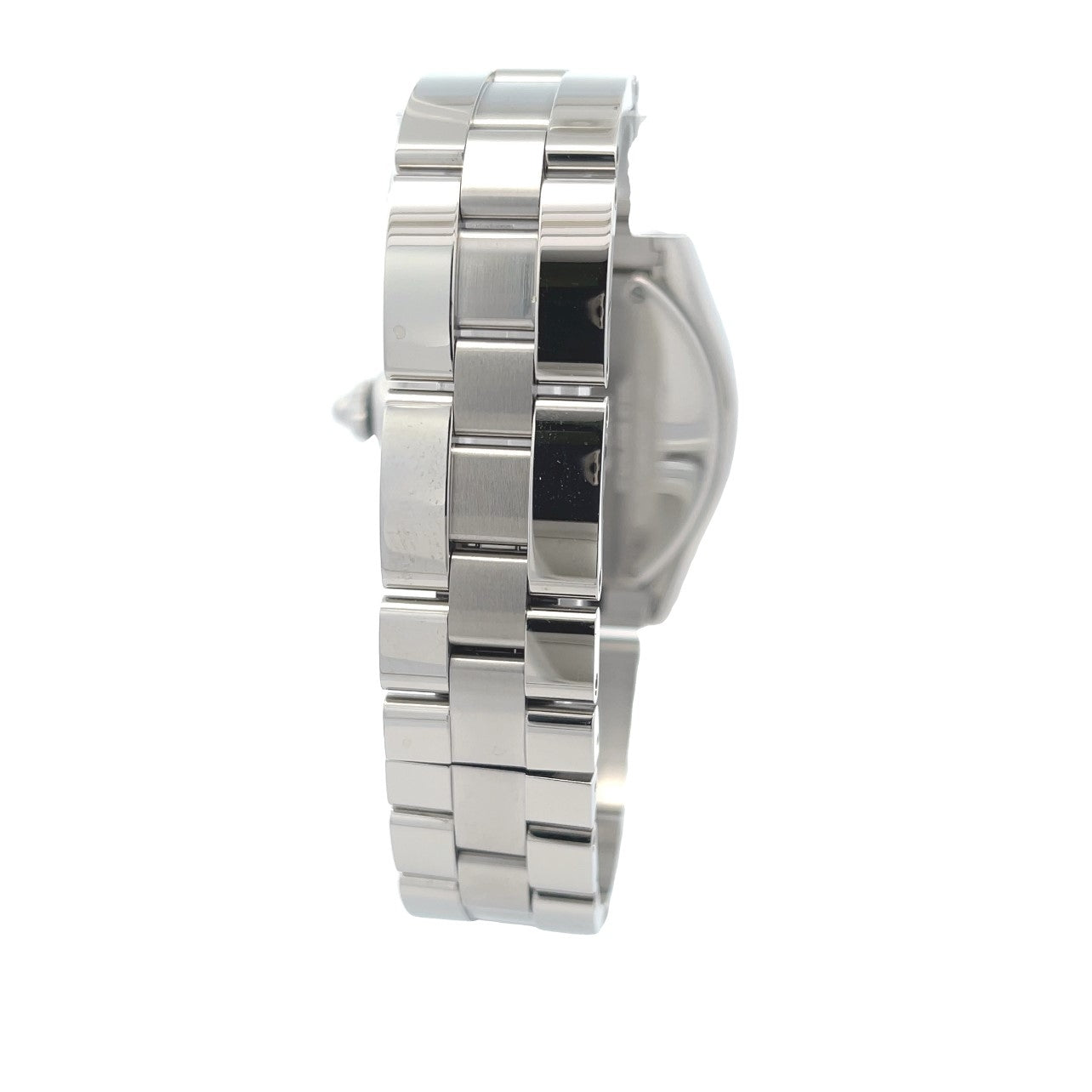 Cartier Roadster XL GMT Stainless Steel Silver Dial W62032X6 - Beverly Hills Watch Company