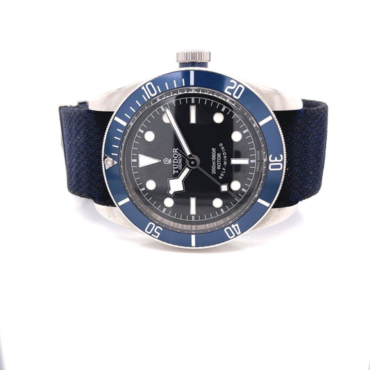 Tudor Heritage Black Bay 41mm Blue 79230B - Beverly Hills Watch  Company
