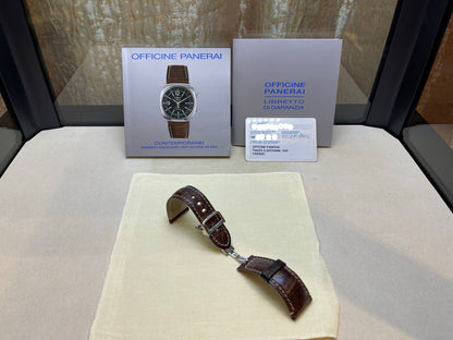 Panerai Radiomir Alarm GMT 42mm Stainless Steel PAM00098 - Beverly Hills Watch Company