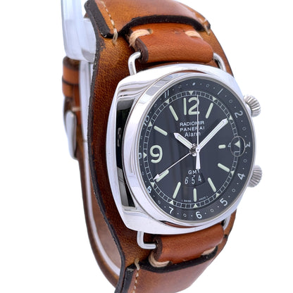 Panerai Radiomir Alarm GMT 42mm Stainless Steel PAM00098 - Beverly Hills Watch Company