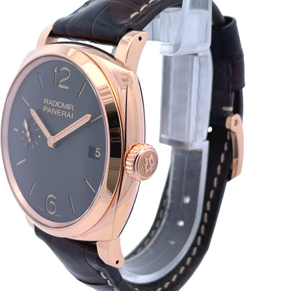Panerai Radiomir 1940 3 Days Oro Rosso Brown Dial PAM00515