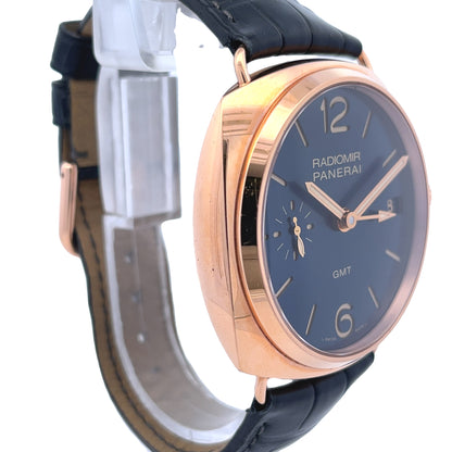 Panerai Radiomir 3 Days GMT 47mm Oro Rosso Blue Dial PAM00598