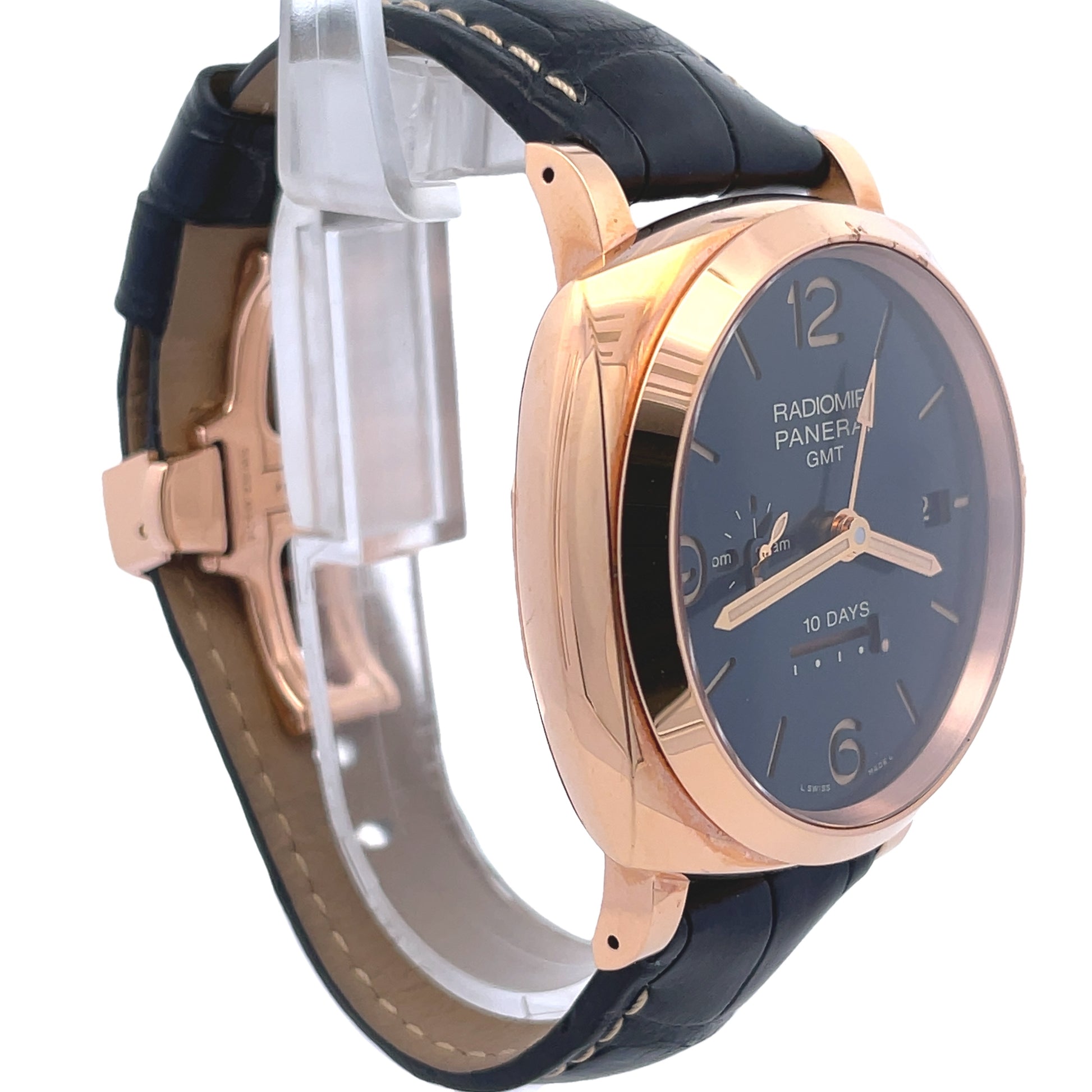 Panerai Radiomir 1940 10 Days GMT Oro Rosso 45mm PAM00659 - Beverly Hills Watch Company