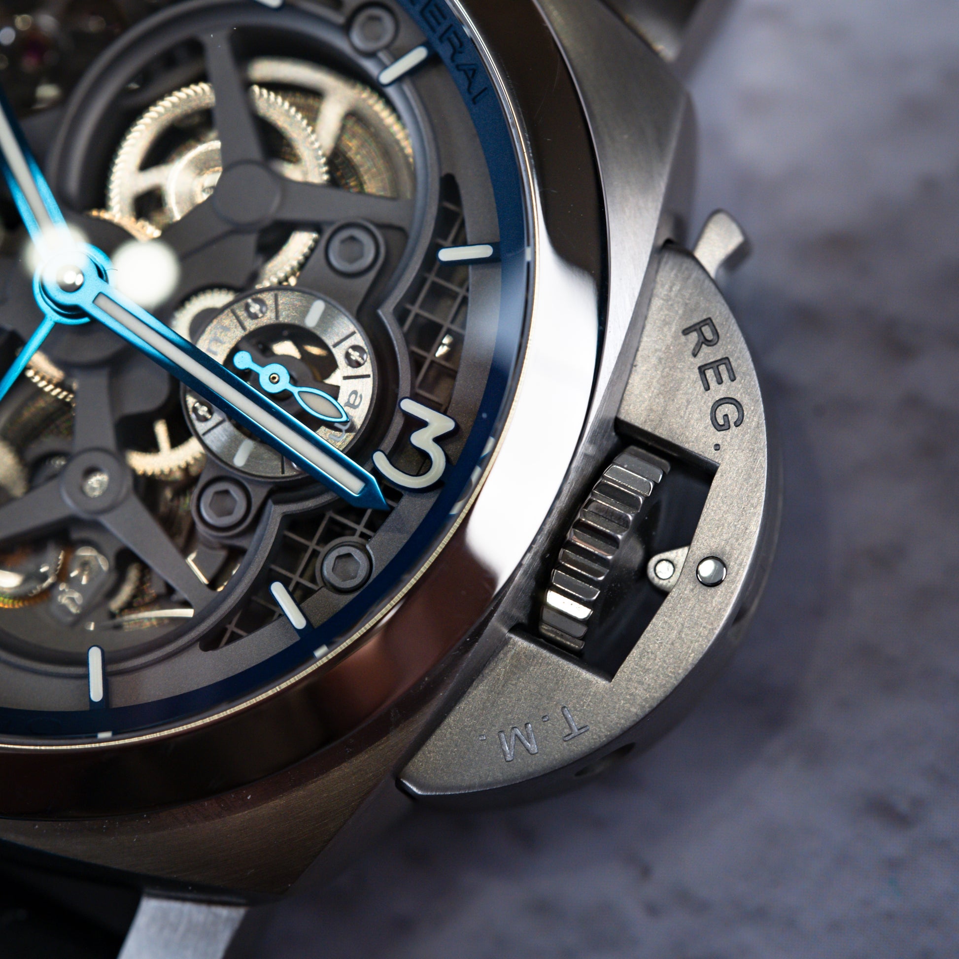 Panerai Luminor Toubillon GMT 47mm Titanium Skeleton PAM00767 - Beverly Hills Watch Company