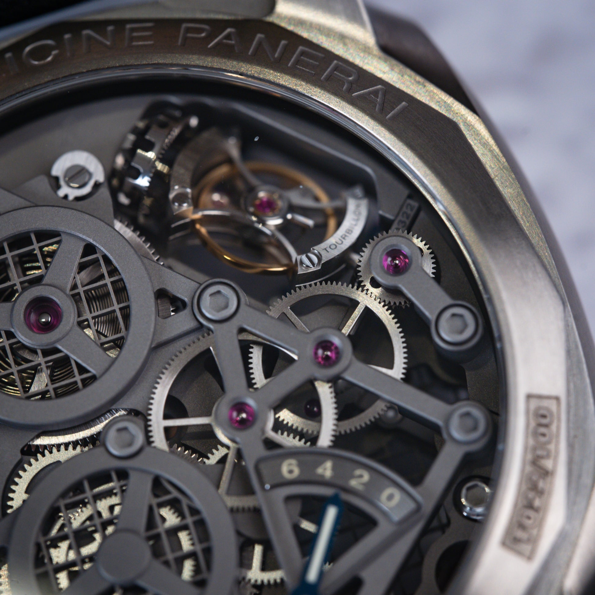 Panerai Luminor Toubillon GMT 47mm Titanium Skeleton PAM00767 - Beverly Hills Watch Company