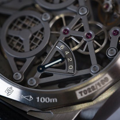 Panerai Luminor Toubillon GMT 47mm Titanium Skeleton PAM00767 - Beverly Hills Watch Company