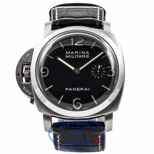 Panerai 1950 Marina Militare Destro Right Handed PAM00217 QR3ZG1 - Beverly Hills Watch Company Watch Store