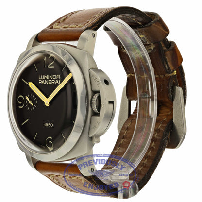Panerai Luminor 1950 Re-Edition Stainless Steel PAM000127 W13XLD - Beverly Hills Watch Company Watch Store