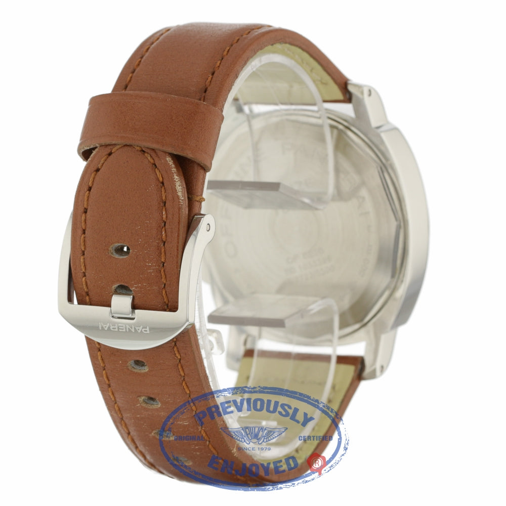 Panerai Luminor Marina Stainless Steel 44mm Black Dial PAM00001 C8RX18 - Beverly Hills Watch