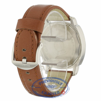 Panerai Luminor Marina Stainless Steel 44mm Black Dial PAM00001 C8RX18 - Beverly Hills Watch