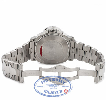 Panerai Luminor Marina 44MM Stainless Steel Black Dial PAM 220 SQEAHP - Beverly Hills Watch Company Watch Store