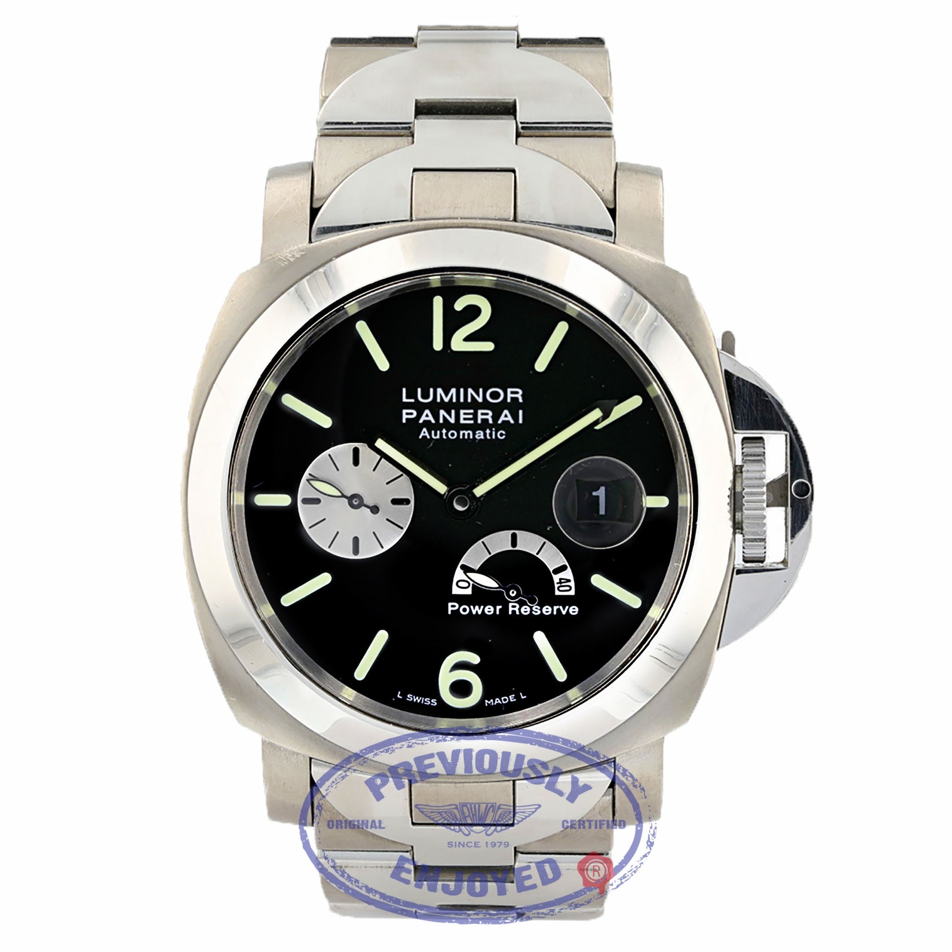 Panerai Luminor Marina Power Reserve 44mm Automatic Watch PAM00171 9T0LVE