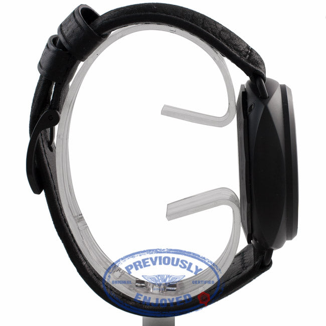 Panerai Radiomir 8 Days Black Dial Automatic Black Ceramic Case Leather Strap PAM00384 VC7ULU - Beverly Hills Watch Company Watch Store