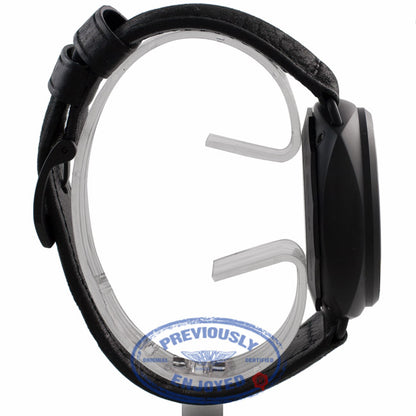 Panerai Radiomir 8 Days Black Dial Automatic Black Ceramic Case Leather Strap PAM00384 VC7ULU - Beverly Hills Watch Company Watch Store