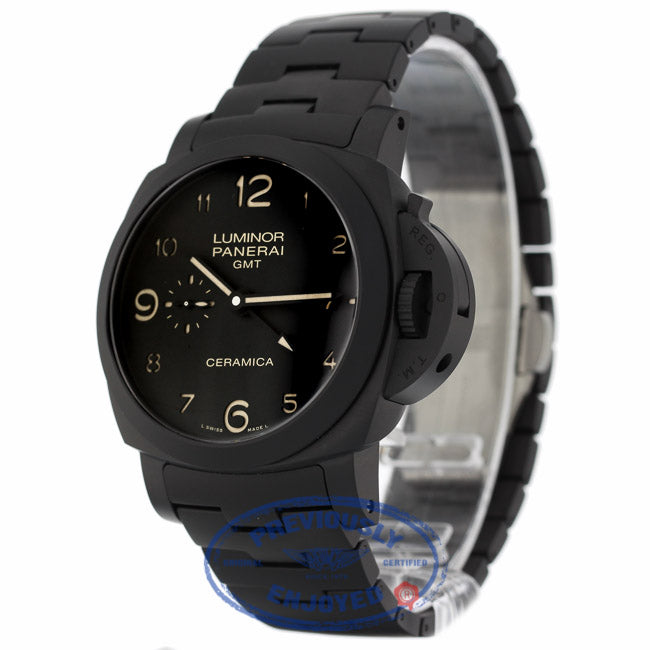 Panerai Luminor 1950 Tuttonero 44MM Black Ceramic Dial and Bracelet Watch PAM00438 FNPLVU - Beverly Hills Watch Company