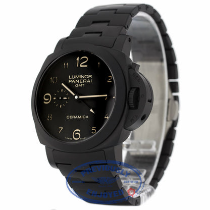 Panerai Luminor 1950 Tuttonero 44MM Black Ceramic Dial and Bracelet Watch PAM00438 FNPLVU - Beverly Hills Watch Company