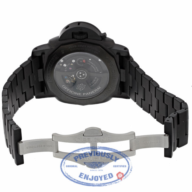 Panerai Luminor 1950 Tuttonero 44MM Black Ceramic Dial and Bracelet Watch PAM00438 FNPLVU - Beverly Hills Watch Company