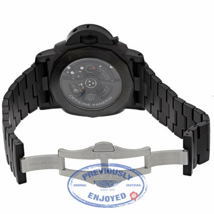 Panerai Luminor 1950 Tuttonero 44MM Black Ceramic Dial and Bracelet Watch PAM00438 FNPLVU - Beverly Hills Watch Company