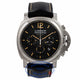 Panerai Daylight Chronograph Orange Markings Black Dial PAM00356 KNHKNU - Beverly Hills Watch Company Watch Store