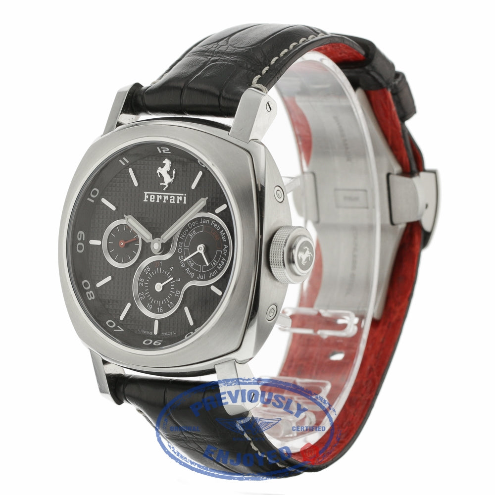 Panerai Ferrari Perpetual Calendar Special Edition Stainless Steel Black Dial FER 00015 BJY6YW - Beverly Hills Watch Company